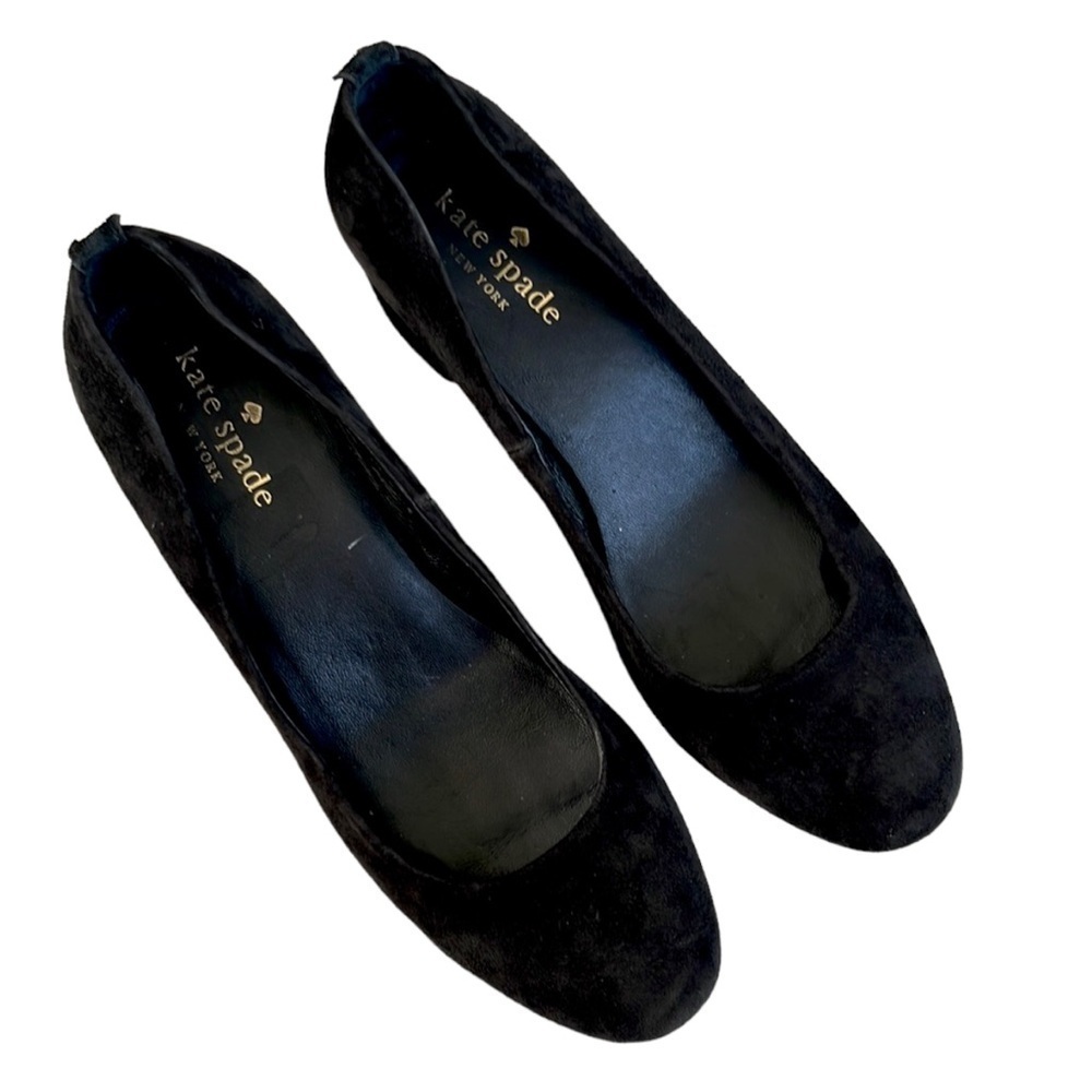 Kate Spade Leather Heels Black Size 6 - Picture 3 of 8